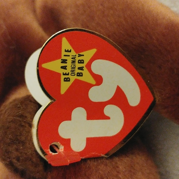 TY " Bucky " Beaver Beanie Baby - Rare w/ tag errors and P.V.C. pellets Retired - Picture 6 of 10